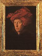 Jan Van Eyck A Man in a Turban   3 Spain oil painting artist